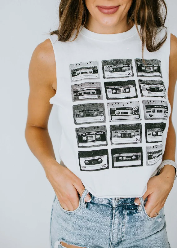 Cassette Tape Muscle Tank