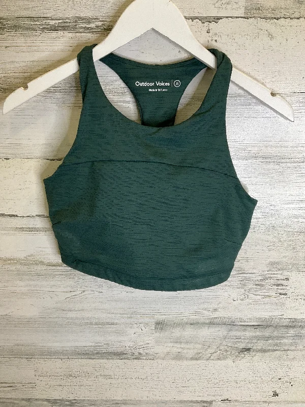 Green Athletic Bra Outdoor Voices, Size M