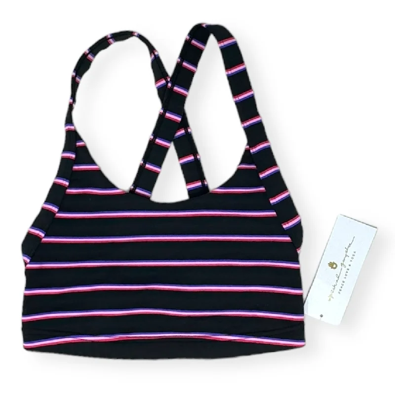 Striped Pattern Athletic Bra Spiritual Gangster, Size Xs