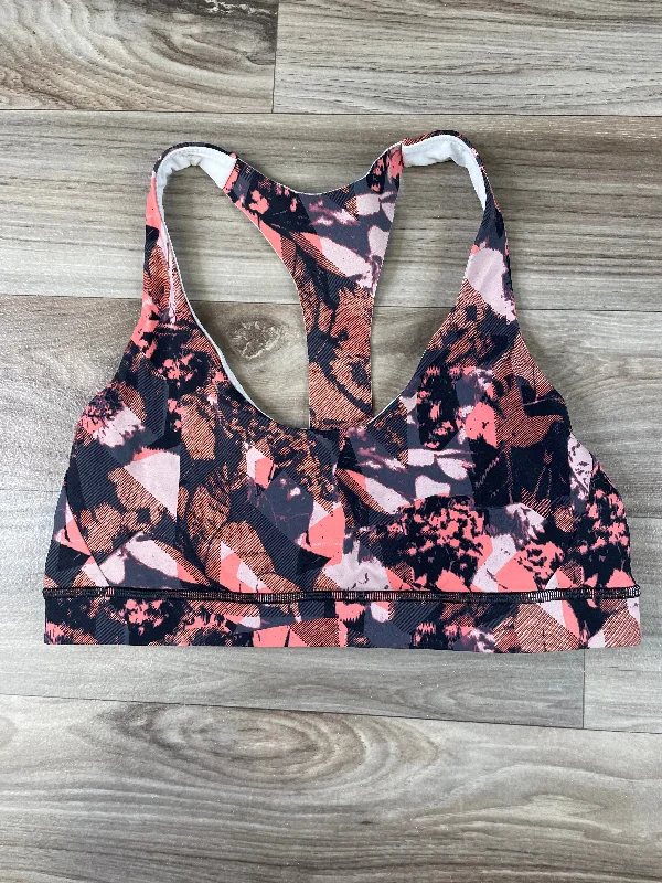 Black & Orange Athletic Bra Lululemon, Size M