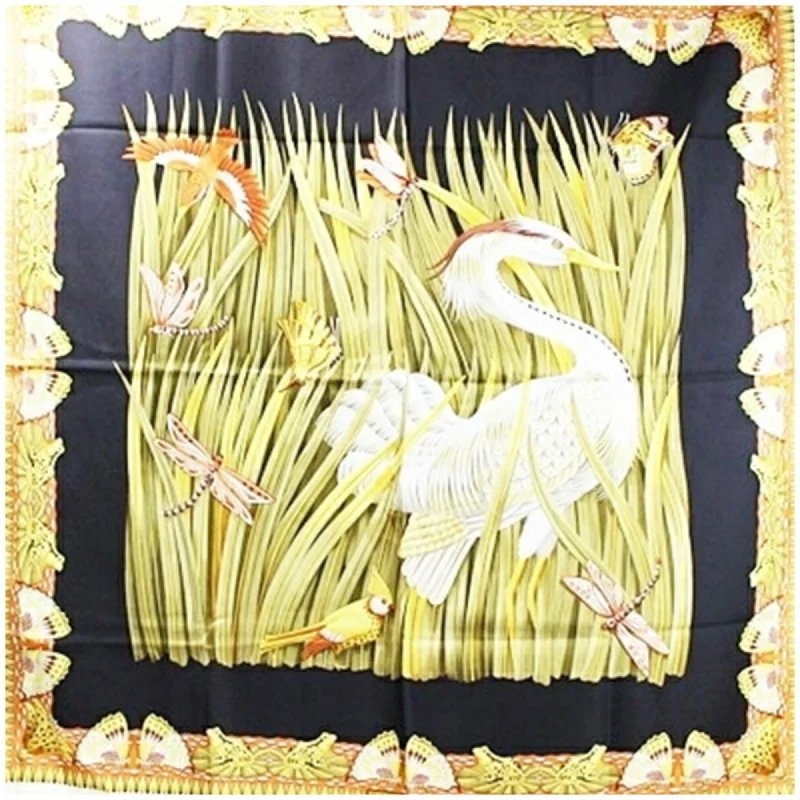 Salvatore Ferragamo ivory  Silk Scarf (Pre-Owned)