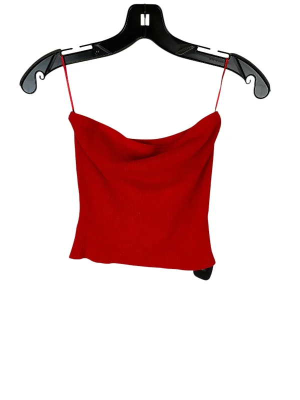 Top Sleeveless By Maeve In Red, Size: S