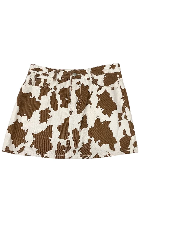 Shorts By Shein In Animal Print, Size: S