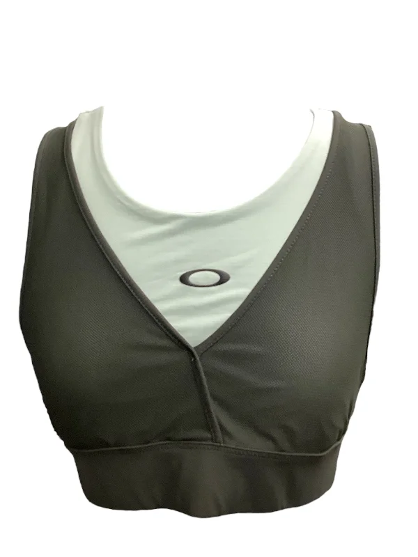 Green Athletic Bra Oakley, Size M