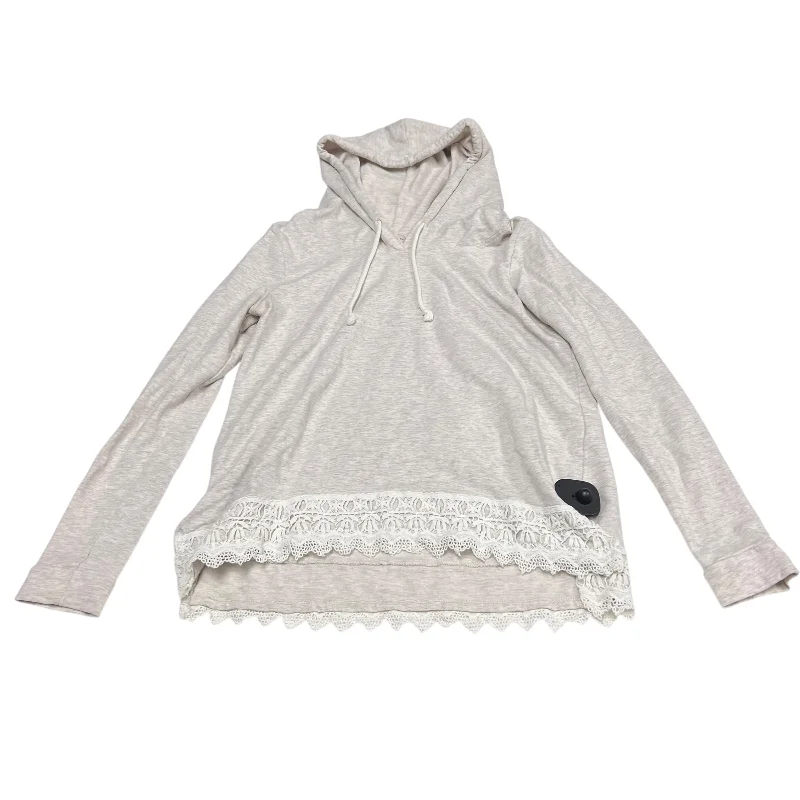 Sweatshirt Hoodie By Chip And Pepper In Cream, Size: Xs