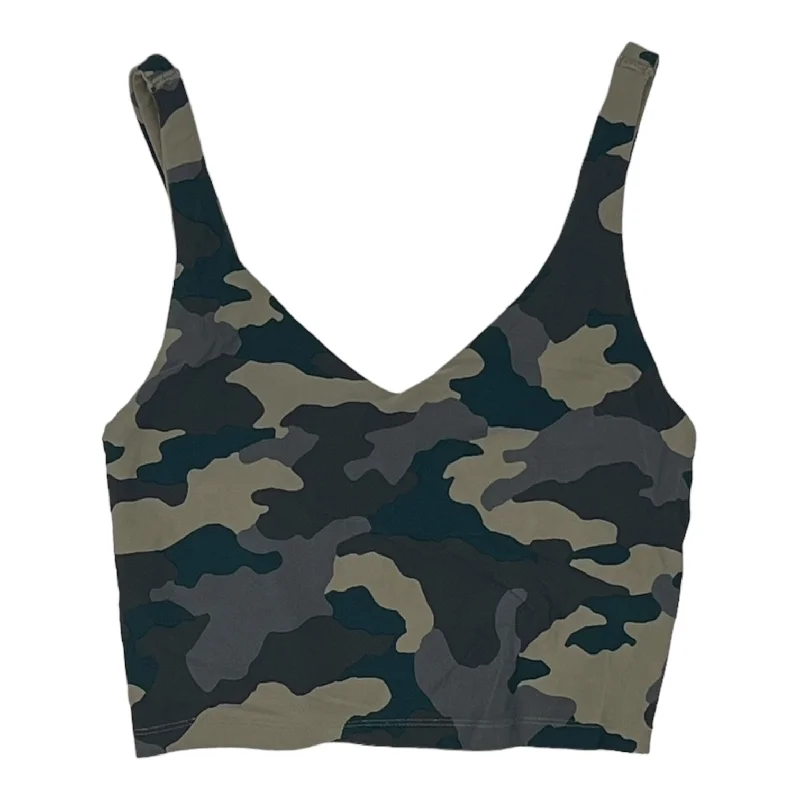 CAMOUFLAGE PRINT ATHLETIC BRA by AERIE Size:S