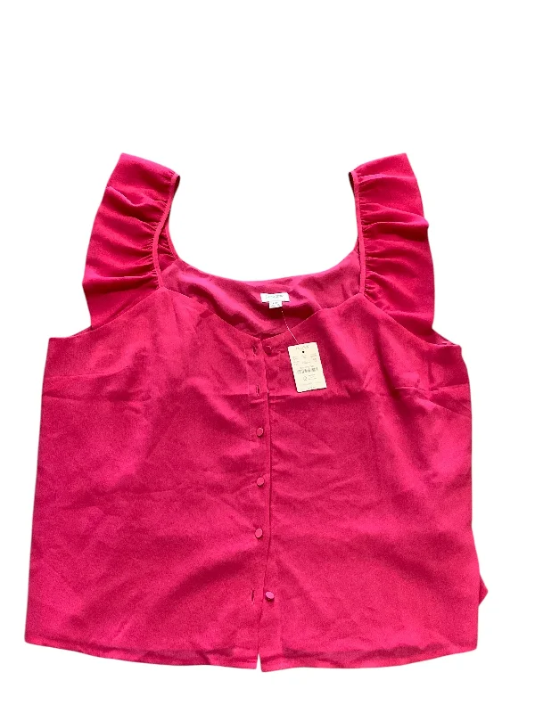 Top Sleeveless By J. Crew In Pink, Size: 16