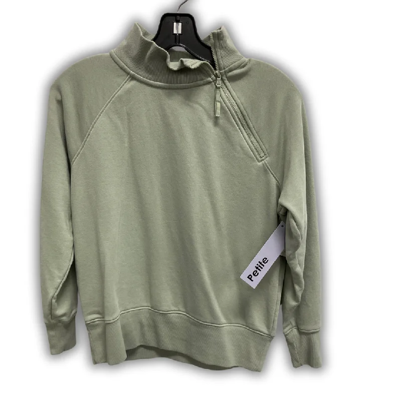 Sweatshirt Collar By Lou And Grey In Green, Size: Xxsp