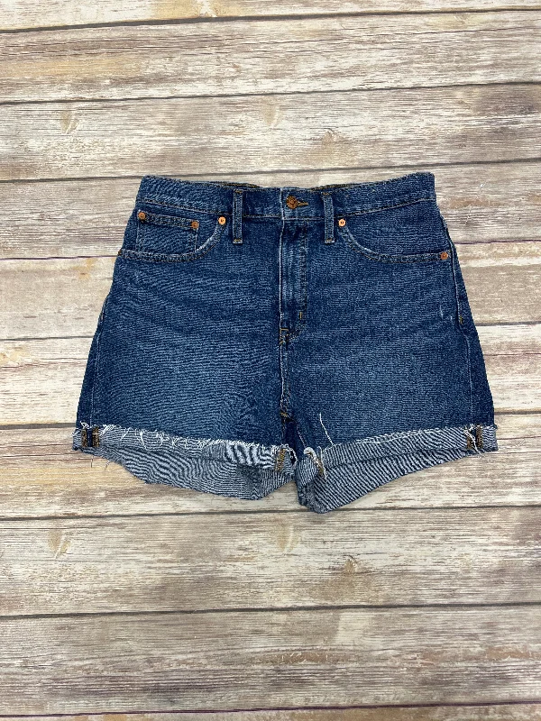 Shorts By Madewell In Blue Denim, Size: 8