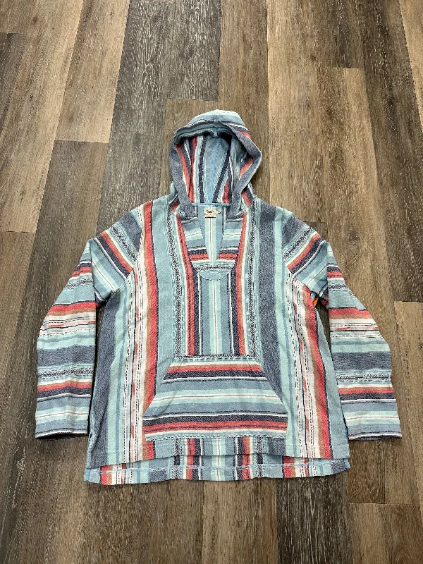 Sweatshirt Hoodie By Faherty In Blue, Size: L