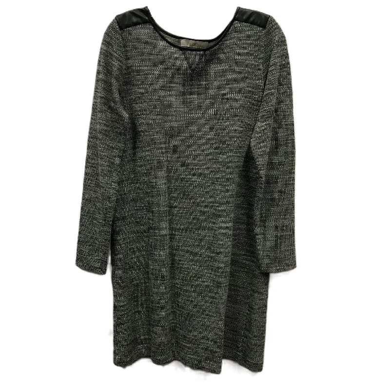 Dress Sweater By Loft In Grey, Size: M