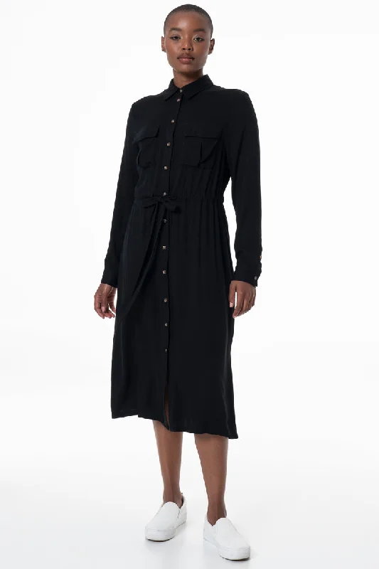 Shirt Dress _ 145777 _ Black