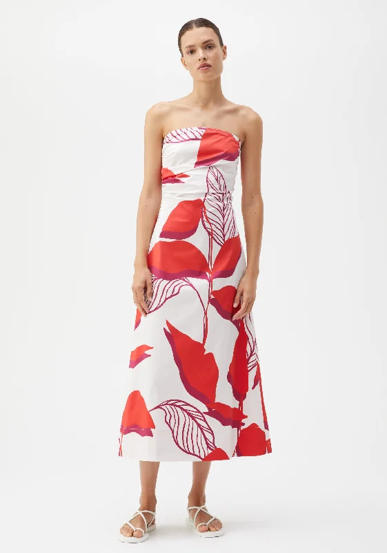 Verona Strapless Dress_Print