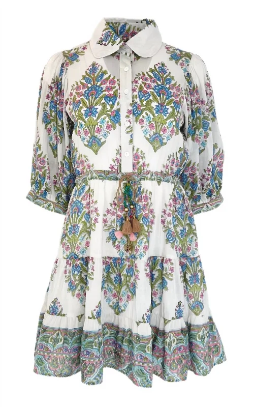 Women Blair Mini Dress In Floral Bouquet B