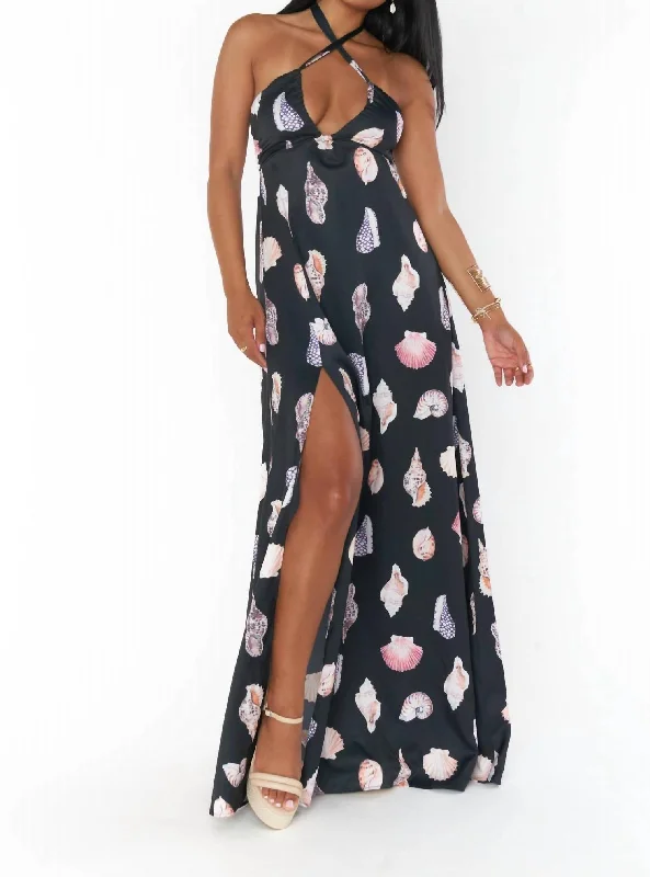 Milos Maxi Dress In Black