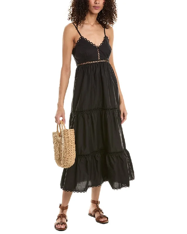 Stellah Lace Trim Insert Cami Maxi Dress