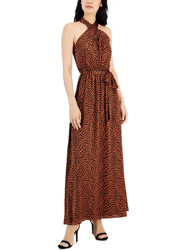 Womens Daytime Maxi Halter Dress