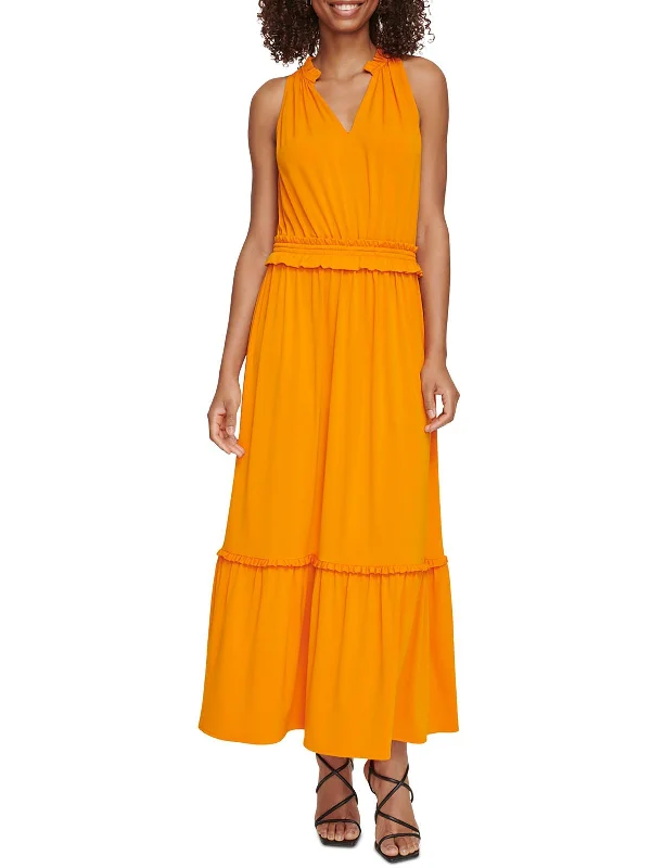 Womens Tiered Long Maxi Dress