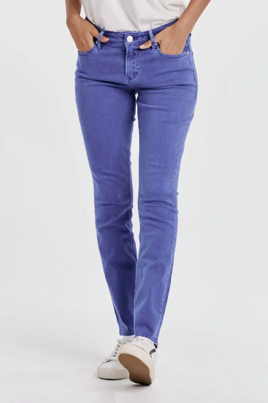 High Rise Gisele Ankle Skinny Jean In Galactic Cobalt