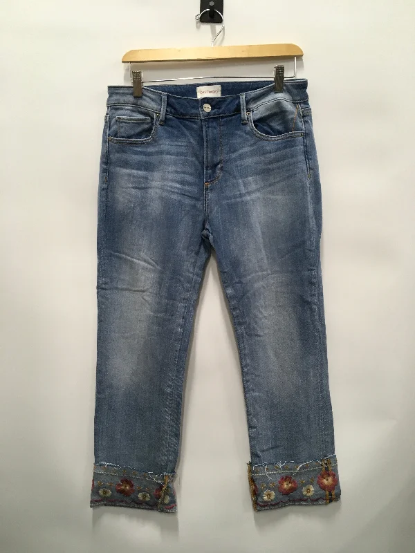 Jeans Cropped By Driftwood In Blue Denim, Size: 8