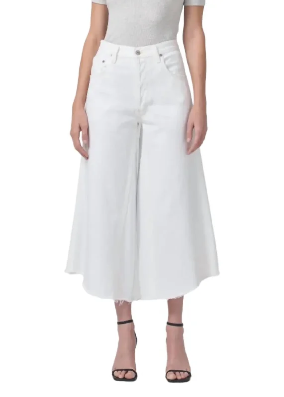 Tessa Culotte Jeans In Chirp