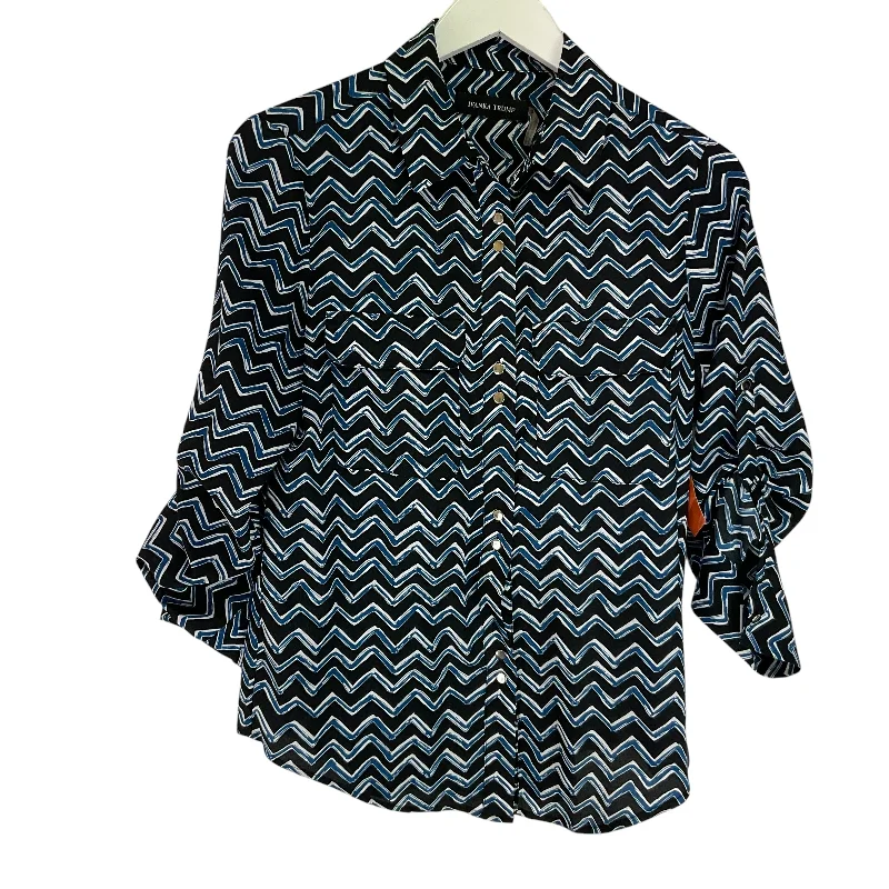 Top Long Sleeve By Ivanka Trump In Black, Size: S