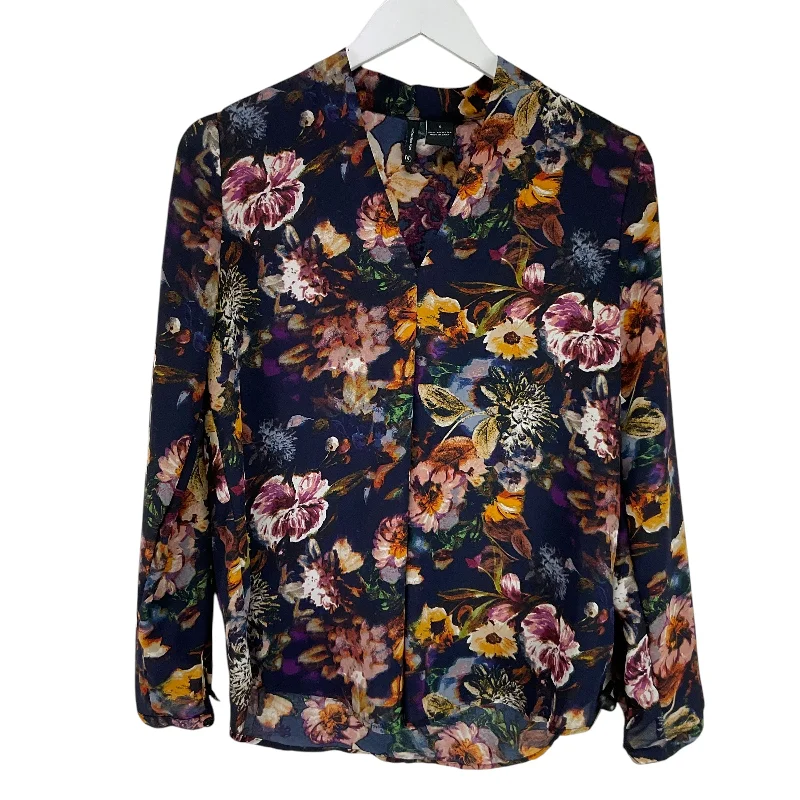 Top Long Sleeve By New Directions In Multi-colored, Size: S