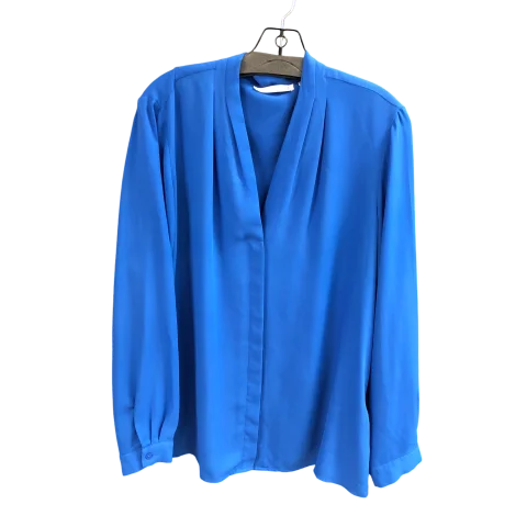 Top Long Sleeve By Violet And Claire In Blue, Size: Xl