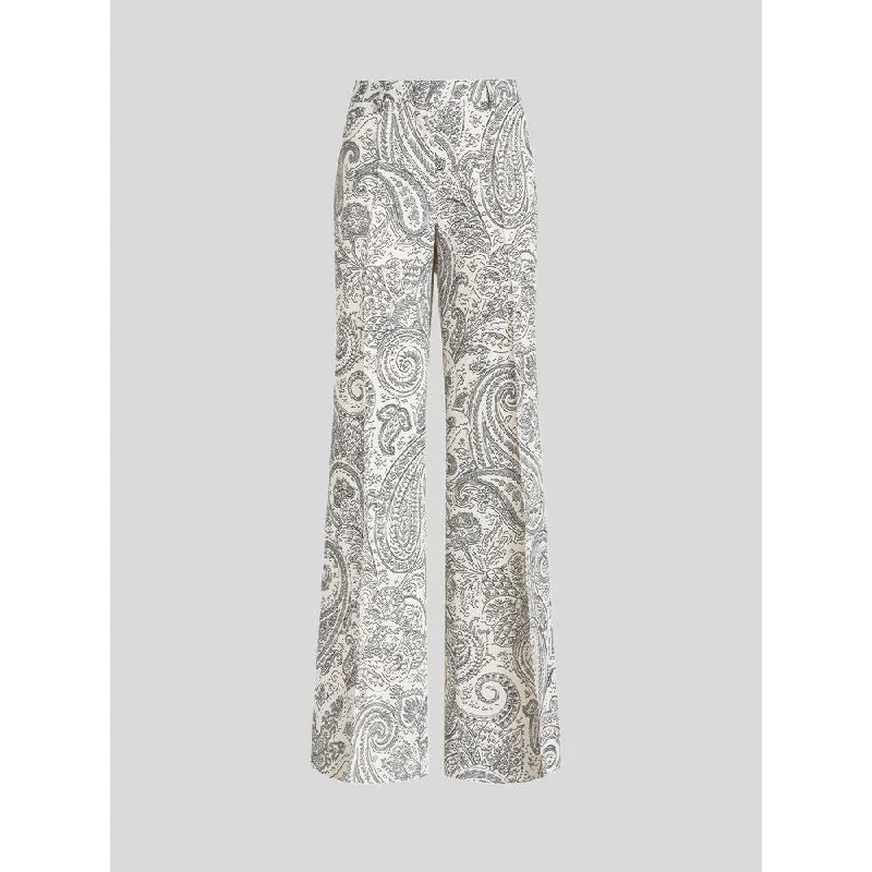 Paisley Palazzo Trousers