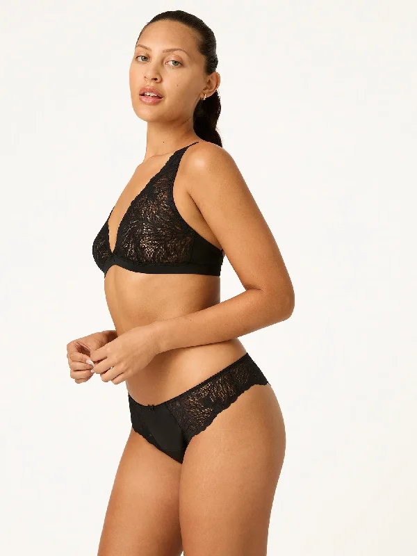 Camille Thong Light-Moderate Noir Black