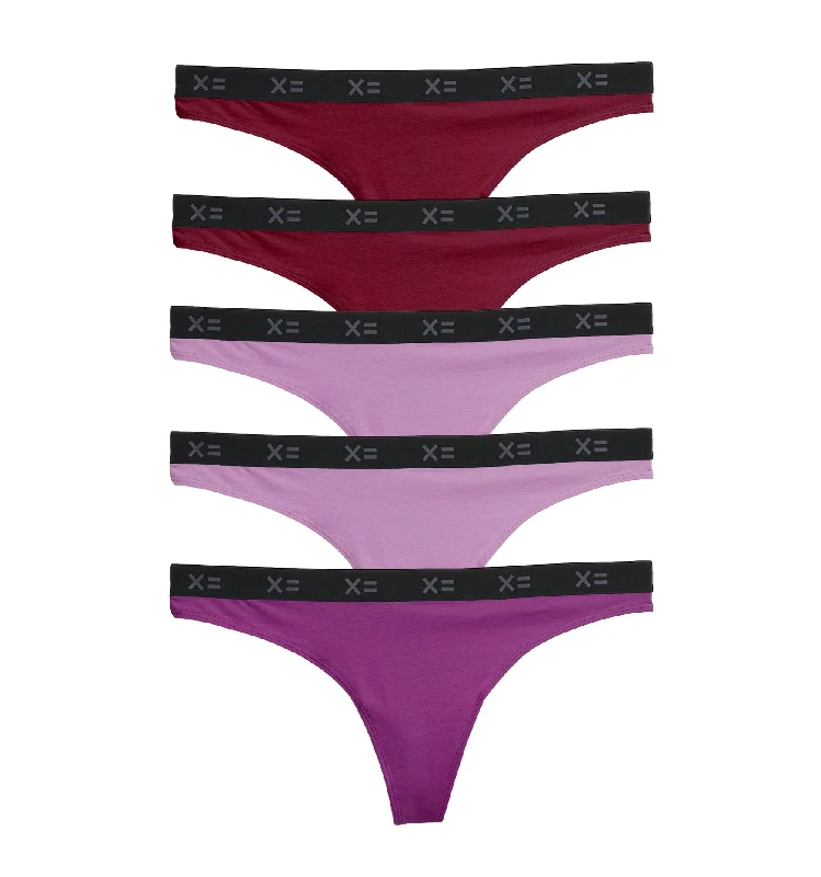 Lightweight Thong 5-Pack - Amethyst