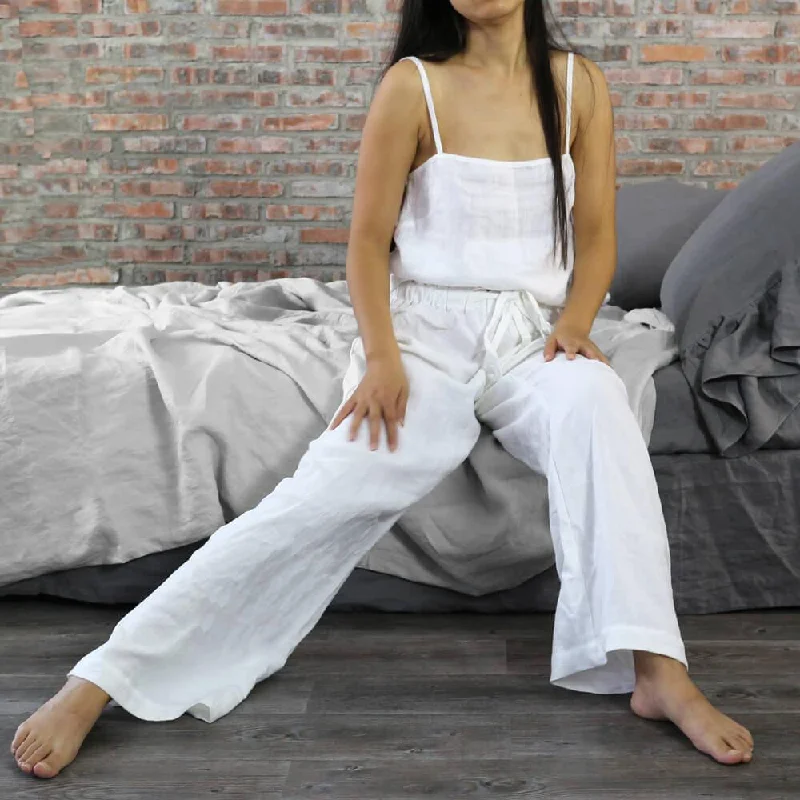 Joan" Linen Pajamas Trousers for Women