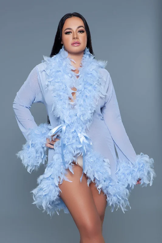 Lux Feather Robe