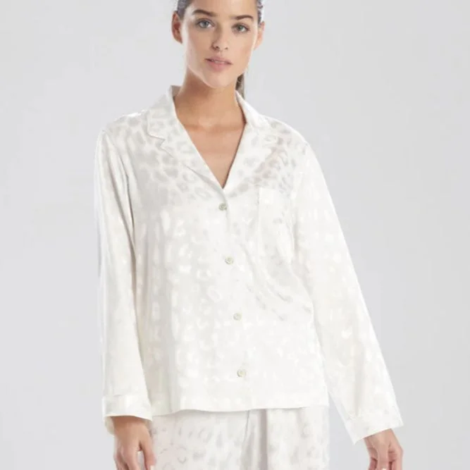 Natori Decadence Notch PJ Set in Warm White H76058