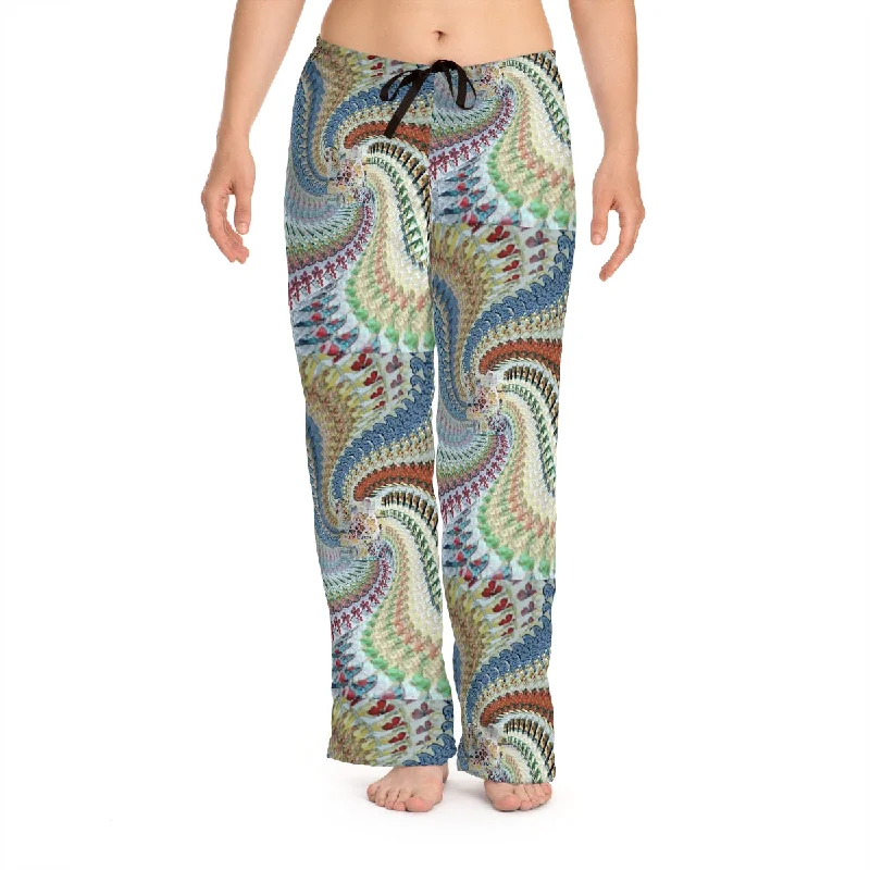 Women's Pajama Pants (AOP) SWIRLY